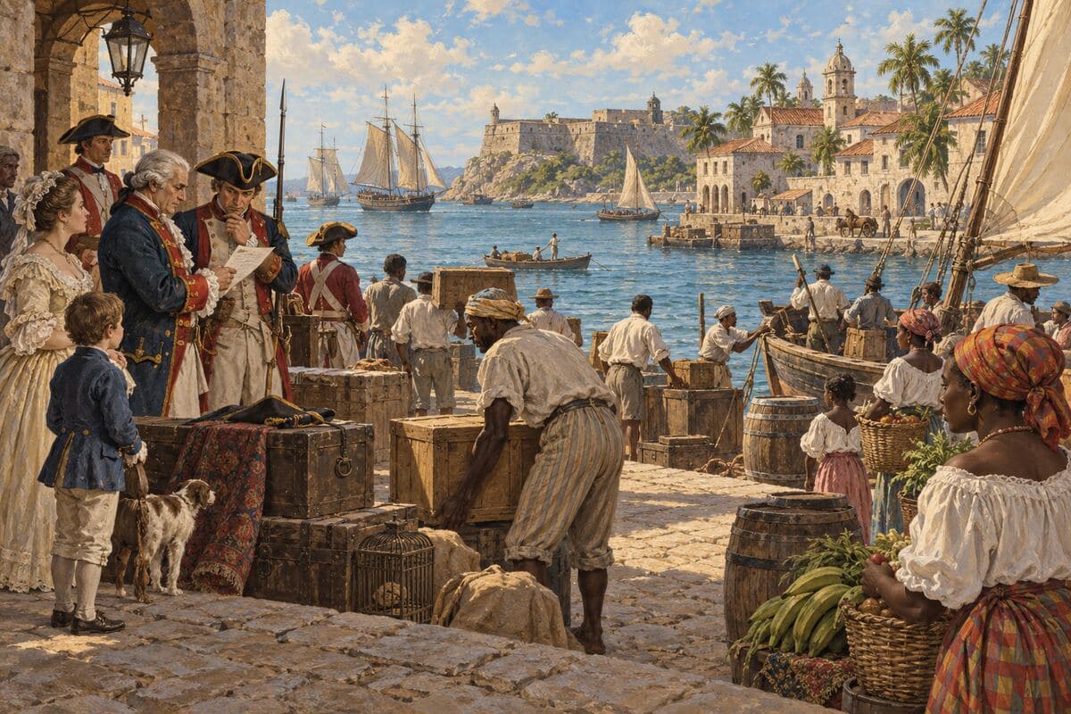 Interpretación editorial de una transición de autoridad en el puerto de Santo Domingo a finales del siglo XVIII